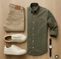 Olive green shirt
