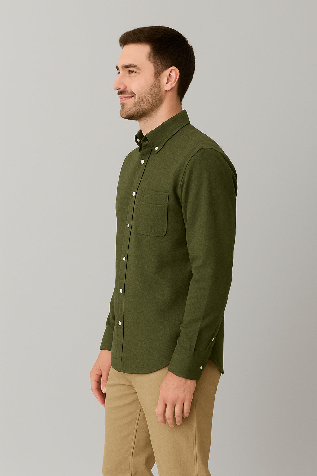 Olive green shirt